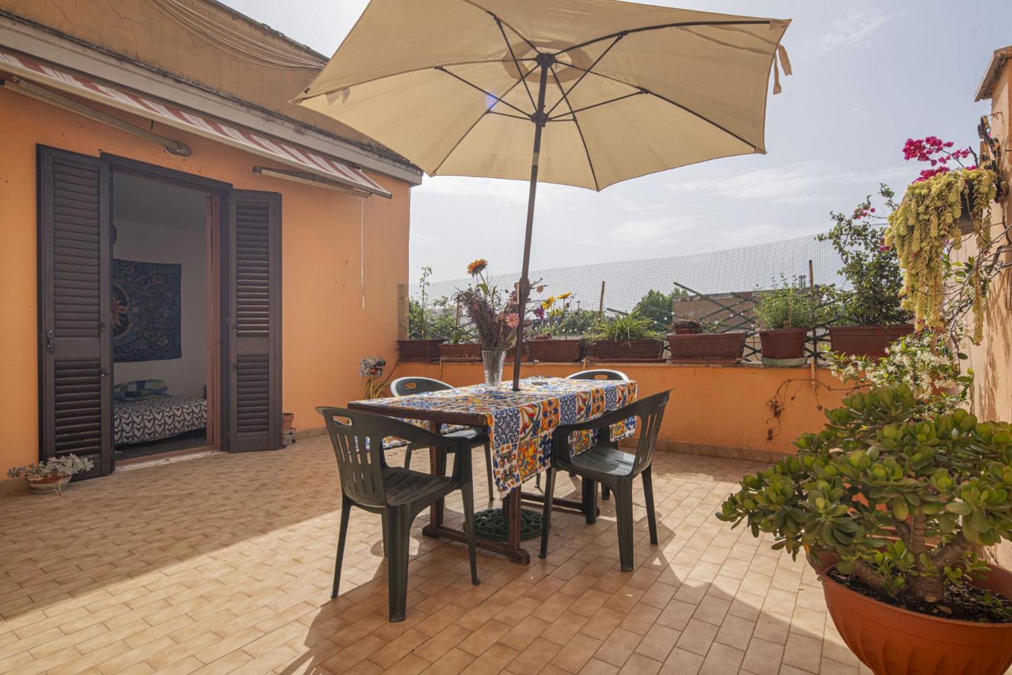 Carola'S Terrace / La Terrazza Di Carola Apartment Roma Exterior foto